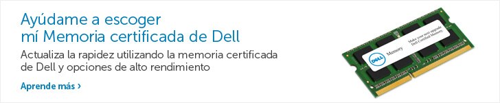 Ayúdame a escoger mí Memoria certificada de Dell