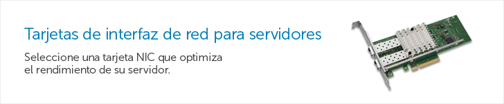 Tarjetas de interfaz de red para servidores